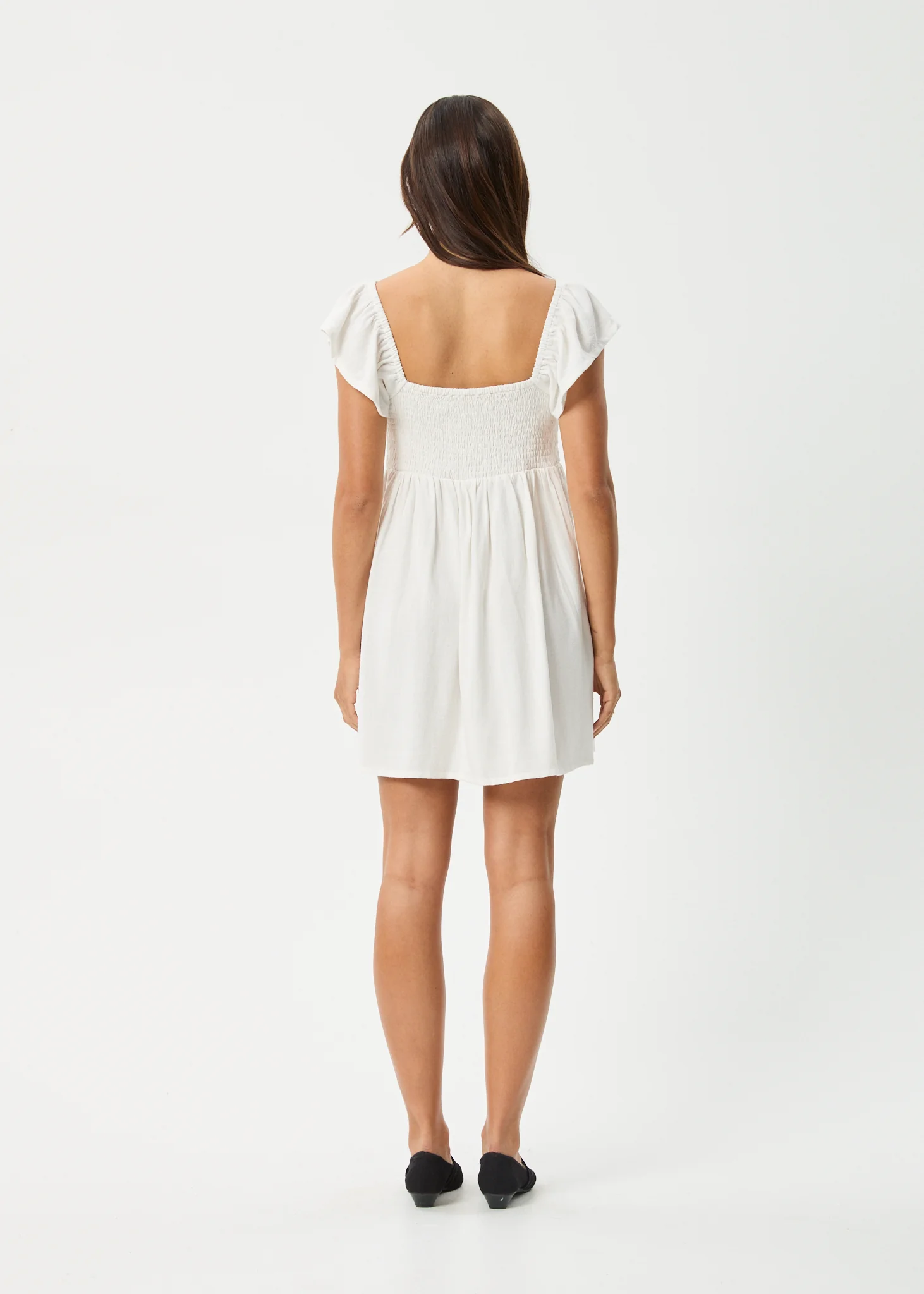AFENDS Womens Twila - Mini Dress - White - Image 5